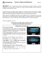 CFMOTO Motorcycles – Maintenance Interval Reset Instructions 2022 